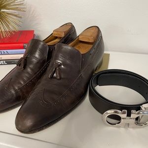 Salvatore Ferragamo Oxblood Men’s Loafers- $59